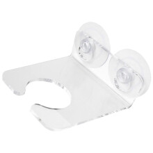 Acrylic Shower Cup Holder with Strong Suction Wine Glass Rack for Bathtub and Bathroom Tile