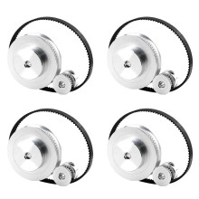 4X GT2 Timing Belt Pulley 60Teeth 20Teeth 5mm Reduction 1:3 Belt Width 6mm for 3D Printer Accessories