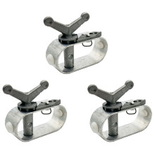 3X Aluminium Minilierspanner, Handgedraaide Draadspanner, Draadspannerboerderij
