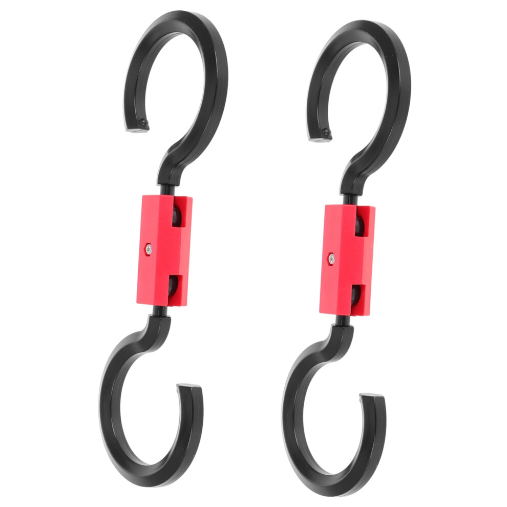 2Pcs Car Seat Headrest Hooks For Bags And Groceries, Durable Plastic Backseat Organizer, Easy Install 9771547573050