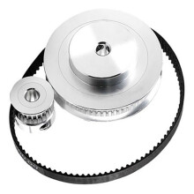 4X GT2 Timing Belt Pulley 60Teeth 20Teeth 5mm Reduction 1:3 Belt Width 6mm for 3D Printer Accessories