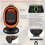 X30 1D QR 2D Barcode Scanner, Automatic Desktop Bar Code Scanner Reader for Computers, PC, Laptop & Universal POS System 2