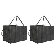 2X Insulated Food/Pizza Delivery Bag Insulated Grocery Reusable Shopping Bags Insulated Cooler Bags