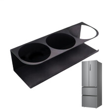 Magnetic Cup Holder with Strong Grip, Space Saving Iron Bottle Organizer for Kitchen Storage