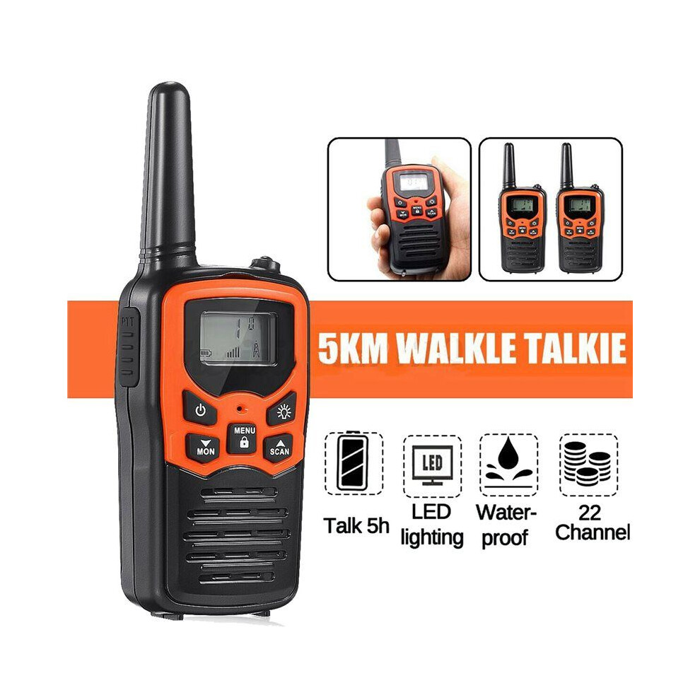 10Pcs Handheld Walkie Talkie Radio 22 Channels Set 10 Uhf 400-470 Mhz Dual Band Long Range Communication Transceiver 6033699352918