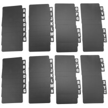 52 Pcs Book Dividers DVD Alphabetical Dividers A-Z Alphabetical Dividers Book Dividers Organizer with Alphabet