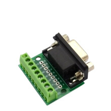 DB9 Connector Adapter RS232 to RS485 Converter Board with Screw Terminals Reliable Signal Conversion