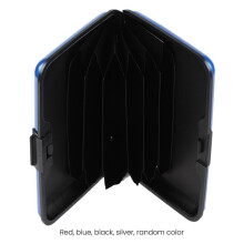 5X Waterproof Business Id Credit Card Wallet Holder Aluminum Metal Case Box (Random Color)