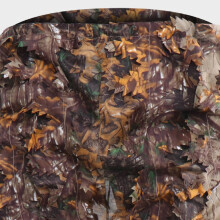 2X Fiore Appiccicoso Foglie Bioniche Tuta Mimetica Caccia Ghillie Suit Woodland Camouflage Universal Camo Set (B)