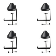 4X Tung Metall Bordsmonteringsklämma FribäRande Fäste Klämma för MikrofonupphäNgning Bom Sax Arm Stand HåLlare