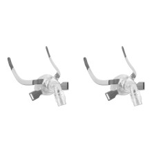 2X Universal CPAP Sleep Masks Nasal Mask Silicone Anti Snoring Masque Soft and Sealed CPAP Mask CPAP Accessories