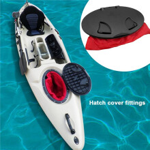 3X Marine Cover Pull Out Deck Plate Hole Deck Plate Kit Hatch with Kayak Boat Fishing Rigging Boat Kayak Accessories