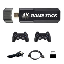 GD10 Videospielkonsole Drahtlose Controller 32G 4K HD TV Retro-Spielekonsole 50 Emulatoren 40000+ Spiele für PS1/N64/