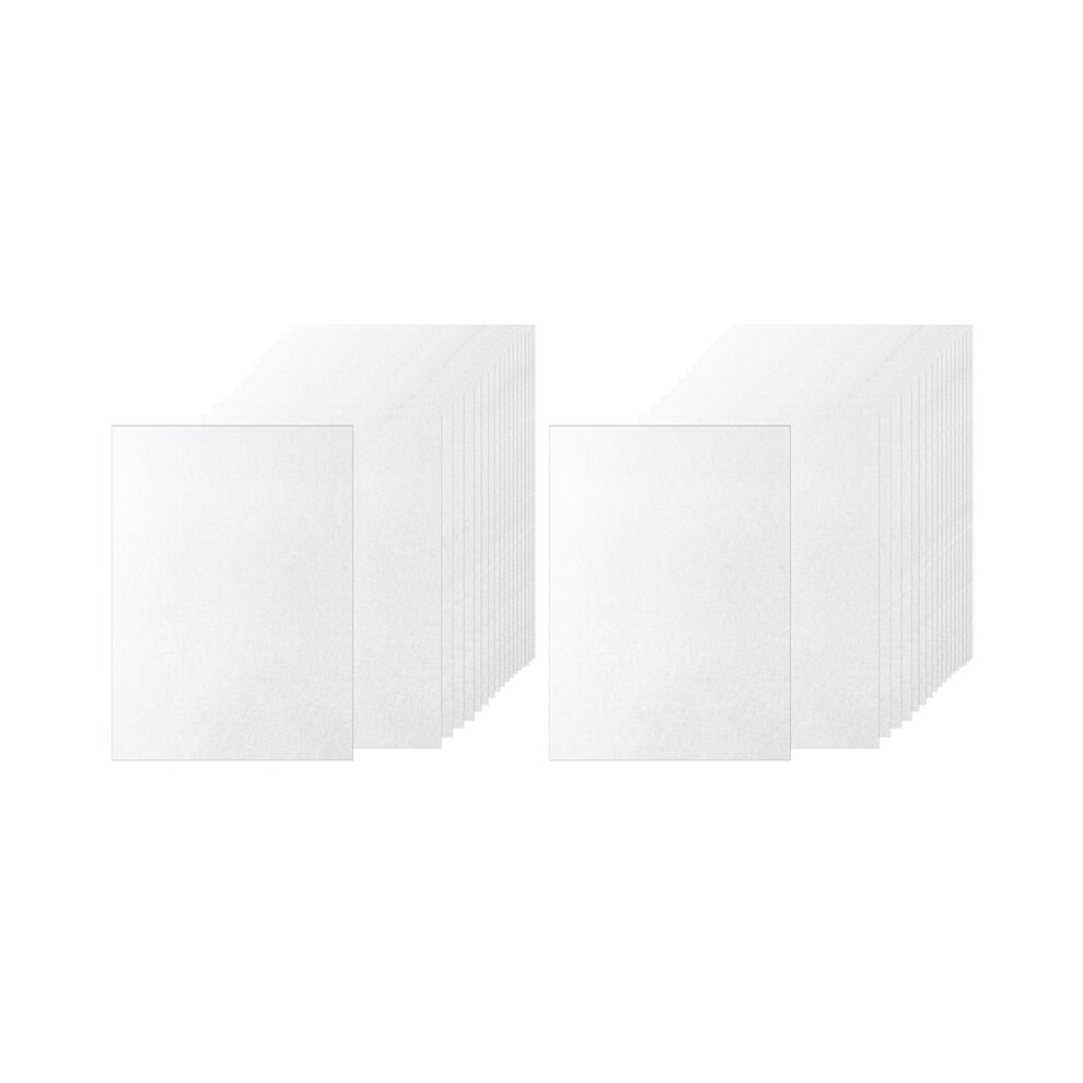 Semoic 30 Pieces Shrink Plastic Sheets, Sanded Shrink Paper Shrink Film Sheets For Diy Keychains, For Jewelry
