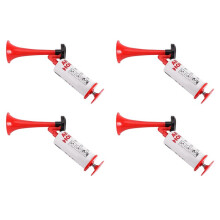 4X Handheld Luft Horn, Aluminium + ABS Tragbares Handheld Luft Pump Horn, Lauter Geräusch Erzeuger Sicherheit Horn für Sport Veranstaltungen