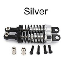6 Pcs Oil Adjustable 65Mm Damper for Rc Car 1/18 A959 A969 A979 K929 Hpi Hsp Silver