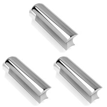 3X Metal Guitar Slide Dobro Hawaiian Guitar Lap Steel Guitar Bar Slide Electric Guitar Accessories