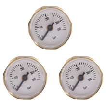 3X ED 28mm Dial Precision Air Pressure Gauge Manometer 350Bar with 1/8 Inch BSP Thread for PCP Adapter