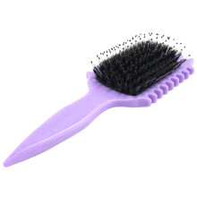 Bounce Curly Hair Brush Boar Bristle Hair Brush for Detangling Shaping and Defining Curly for Women&Men-