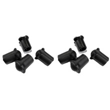 8Pcs Folding Outdoor Chairs Leg Caps Antisinking Protect Floors Anti-Slip Chair Pads for Garden Office Patio Camping