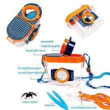 2X Bug Viewer Insectenbox voor Buiten Vergrootglas Observer Kit Insectenvanger Kooi Kinderen Wetenschap Natuur Onderzoekshulpmiddelen