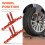 Car Wheel Alignment Tool Plates Adjustable Automotive Wheel Leveling Aligner Wheel Alignment Tool Orange 3
