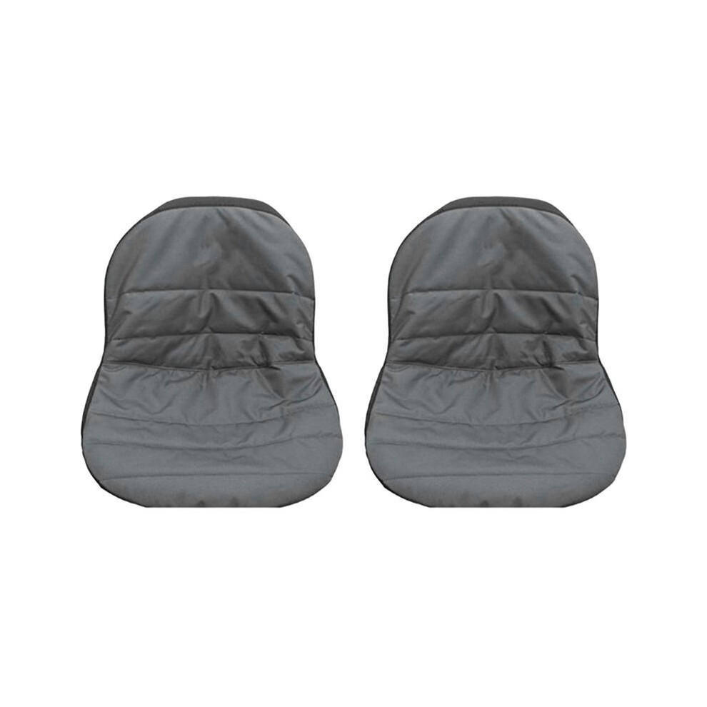 2X Universal Riding Lawn Mower Tractor Cover Padded Comfort Pad Storage Pouch Medium (Gray) Gray 4711824181689