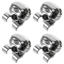 4X Drum Holder Cymbal Arm Snare Drum Metal Part Rack Tube Boom Attachment Instrument Rod Clamp Clip