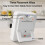 4X Digital Dual Kitchen Timer,3 Channels Count /Down Timer,Cooking Timer,Large Display,Loud Volume Alarm and Flashing 2