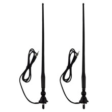 2X Antena de Rádio para  Marinho AM/FM Universal À Prova D'Água Flexível Dipolo Marinho para Sinal DAB Antena de TV para Exterior