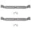 2X Adjustable Griddle Spatula Holder, Stainless Steel Grill Barbecue Tool Rack Curved 1