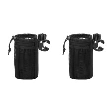2X Motorcycle Cup Holder, Oxford Cloth Motorcycle Drink Holder, Water Bottle Holder for ATV/UTV, Scooters, Bicycles