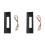 2X for  Megane 2 2002-2009 Frame or Cable Car Frame Fascia Storage Box 1