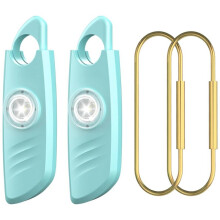 PersöNlicher Sicherheitsalarm, 2 Packungen 140 DB Sirene, Sicherer PersöNlicher Alarm, Stroboskoplicht und SchlüSselanhäNger, PersöNliche