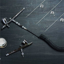20 Pieces Airbrush Nozzle Needle Nozzle Cap Kit with Wrench Airbrush Replacement Parts for Airbrush Sprayer Accessories