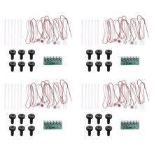 4X Humidifier Module DIY Kit Nebulizing Control Board Ultrasonic Nebulizer Mist Driver Circuit Board 6 Nozzle