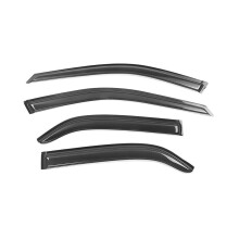 Smoke Tinted Slim Window Visors for 19982002 Honda Accord Rain Guard Deflectors 4pc Set