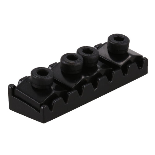 3X 7 String Locking Nut Electric Guitar Nut Tremolo Bridge 48mm (Black)