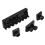 3X 7 String Locking Nut Electric Guitar Nut Tremolo Bridge 48mm (Black) 9