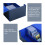 2X Multifunction Card Box Card Case Organizer Storage Box Top Side-Loading Deck Case Game Cards Hobbies,Black+ 5