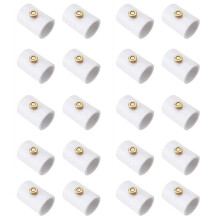 20Pcs 1/2 Inch PVC Mist Nozzle Misting System for Patio Outdoor Coupling PVC Split Section with Mist Nozzle