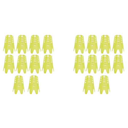20Pcs  Mat Tees, Simulator Tees,Practice  Tees for Driving Range,Home  Tees for  Training,Yellow L