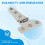 DobradiçAs T de Grau MaríTimo, DobradiçAs de , 4 Polegadas X 2 Polegadas, Sem RuíDo, AçO InoxidáVel 316 Resistente com Parafusos (2 PCS) 8