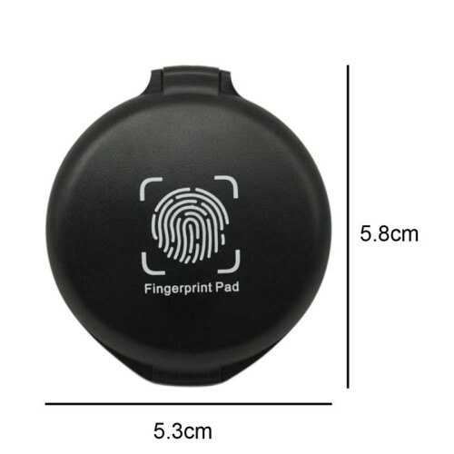 2X Fingerprint Ink Pad No-Wash Quick-Drying Portable Quick-Drying Ink Pad -