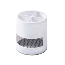 Toothbrush Holder and Bathroom Organizer MultiSlot Stand for Electric Toothbrush, Toothpaste, Makeup Brushes