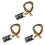 3X BMS 3S Active Balancer Board 1.2A Lifepo4 Lipo Li-Ion Lithium Battery  Transfer Equalizer Module(3S) 1
