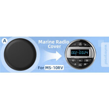2X for Marine Radio Cover MP3 MP5 FM Boat Radio Soft Silicone Protector Waterproof Suit for UTV ATV SPA RZR A