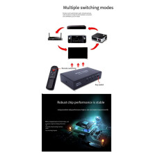 2X Optical Switcher with 2 Way Spdif Toslink Optical Digital Audio Splitter 3 in 1 Out with IR Remote Control