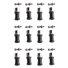 12X Snelontgrendeling M3 Spoorstangeindverbinding Kogelkop Eind Duwstangeind Connector voor RC Model RC Boot Auto Vliegtuig