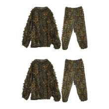 2X Foglia 3D adulti Ghillie Completo da uomo bosco Camo /Camuffare A caccia Cervo Stalking